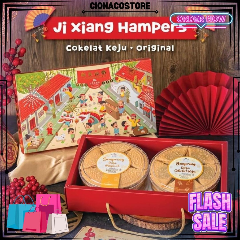 

Loves Semprong Ji Xiang Hampers Imlek Cny Isi Original + Cokelat Keju D Sale