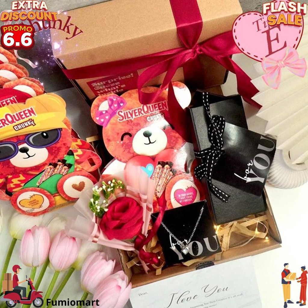 

Hampers Snack Box Cokelat Kado Ulang Tahun Valentine Hadiah Pacar Gift Box Buket Murah Hadiah Wisuda Sempro Anniversary Hari Guru Cewek Cowok Chunky Bear Coklat Beruang Silverqueen Chunky Bar D Gratis Ongkir