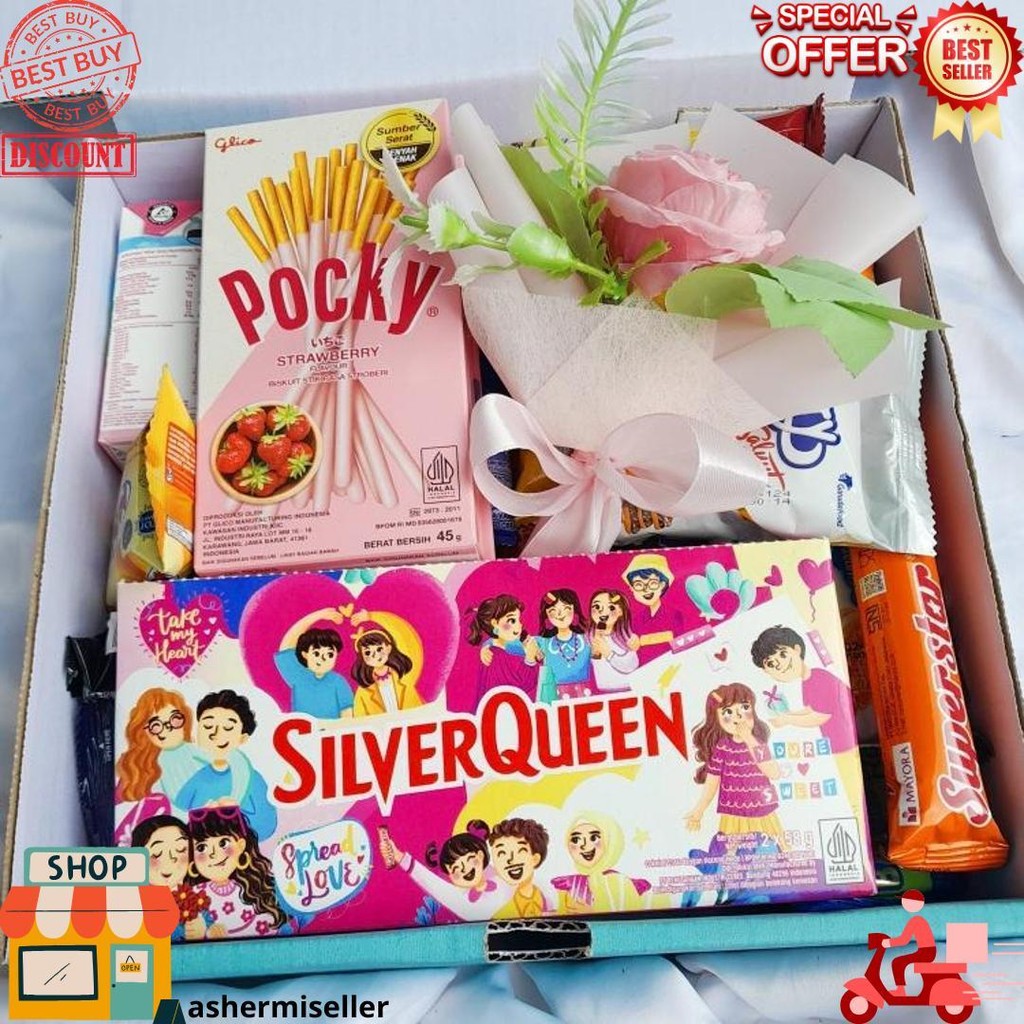 

Kado Hadiah Ulang Tahun Cewek Pacar Parcel Lebaran Thr Anak Hampers Snack Wisuda Hadiah Ulang Tahun Giftbox Snack Parcel Anak Ka Parcel Lebarando Ulang Tahun Hampers Snack Hadiah Wisuda D Best Seller