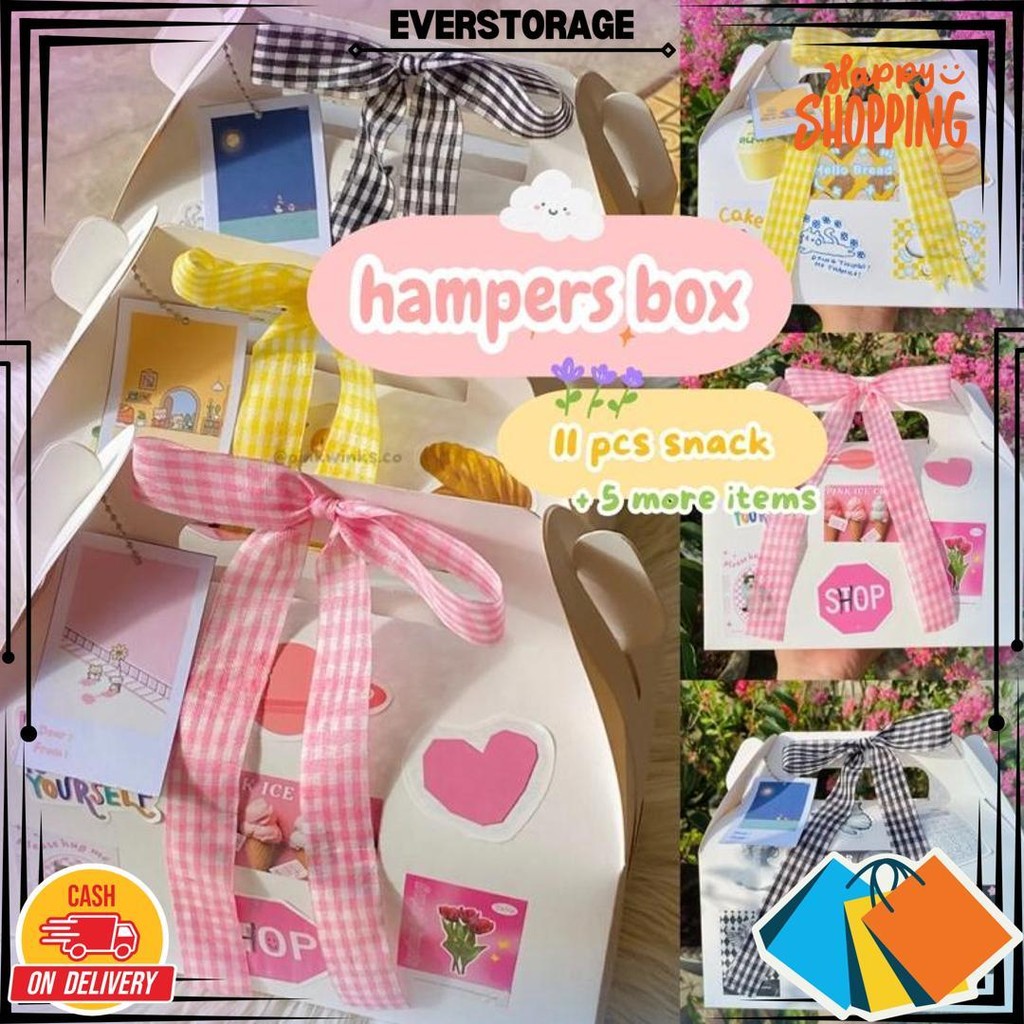 

[Po 3 Hari] Hampers Box [Include Snack] | Gift Box D Best Seller