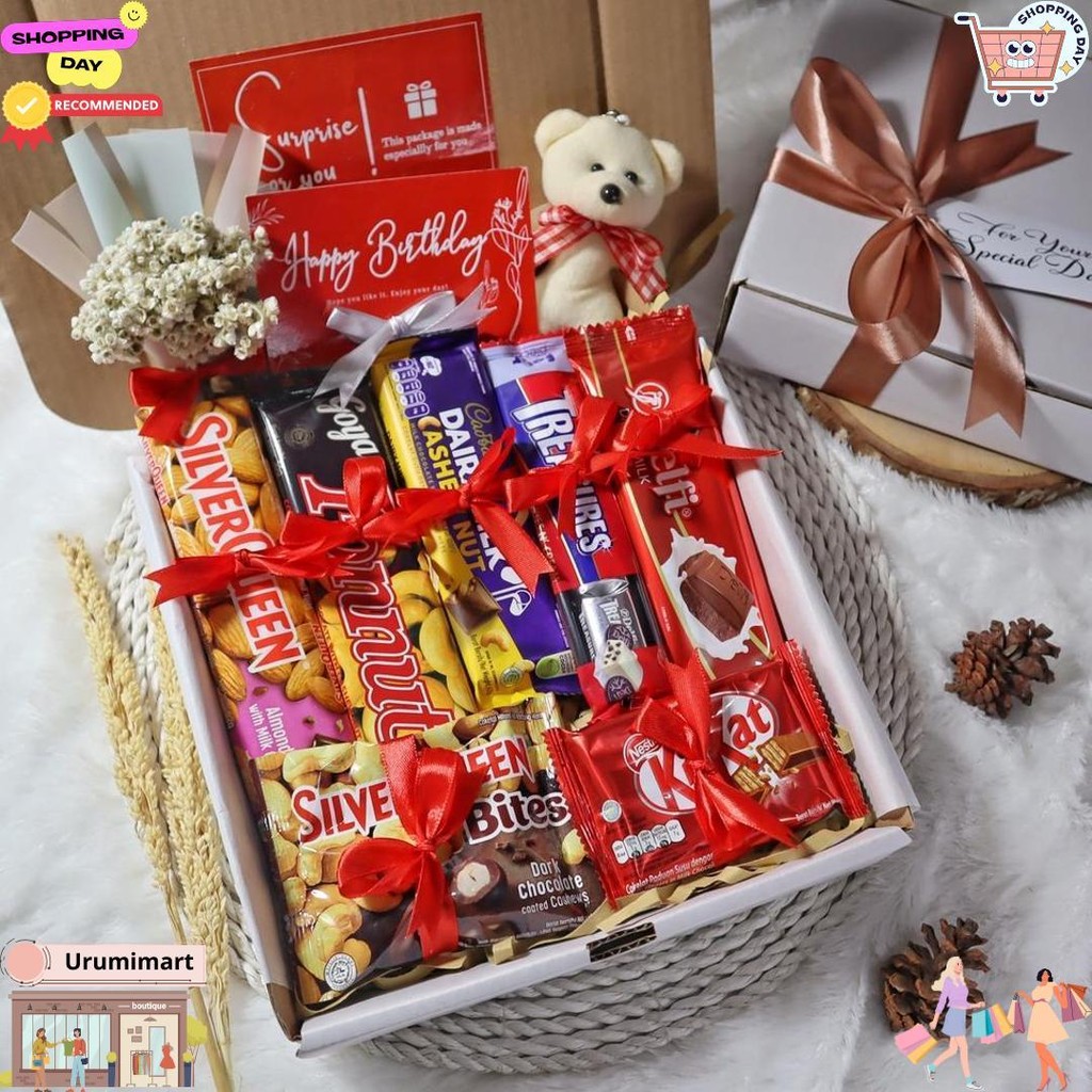 

Hampers Cokelat Premium | Kado Valentine | Hadiah Snack Cowok Cewek | Gift Ultah Pacar Wisuda D Terlaris