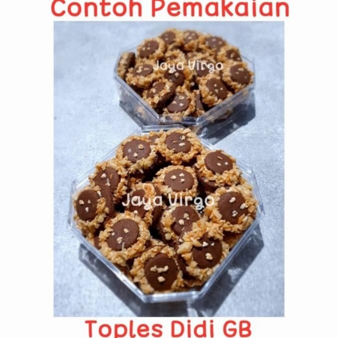 Toples didi GB / toples segi 8 mika / toples lebaran / toples 500gram