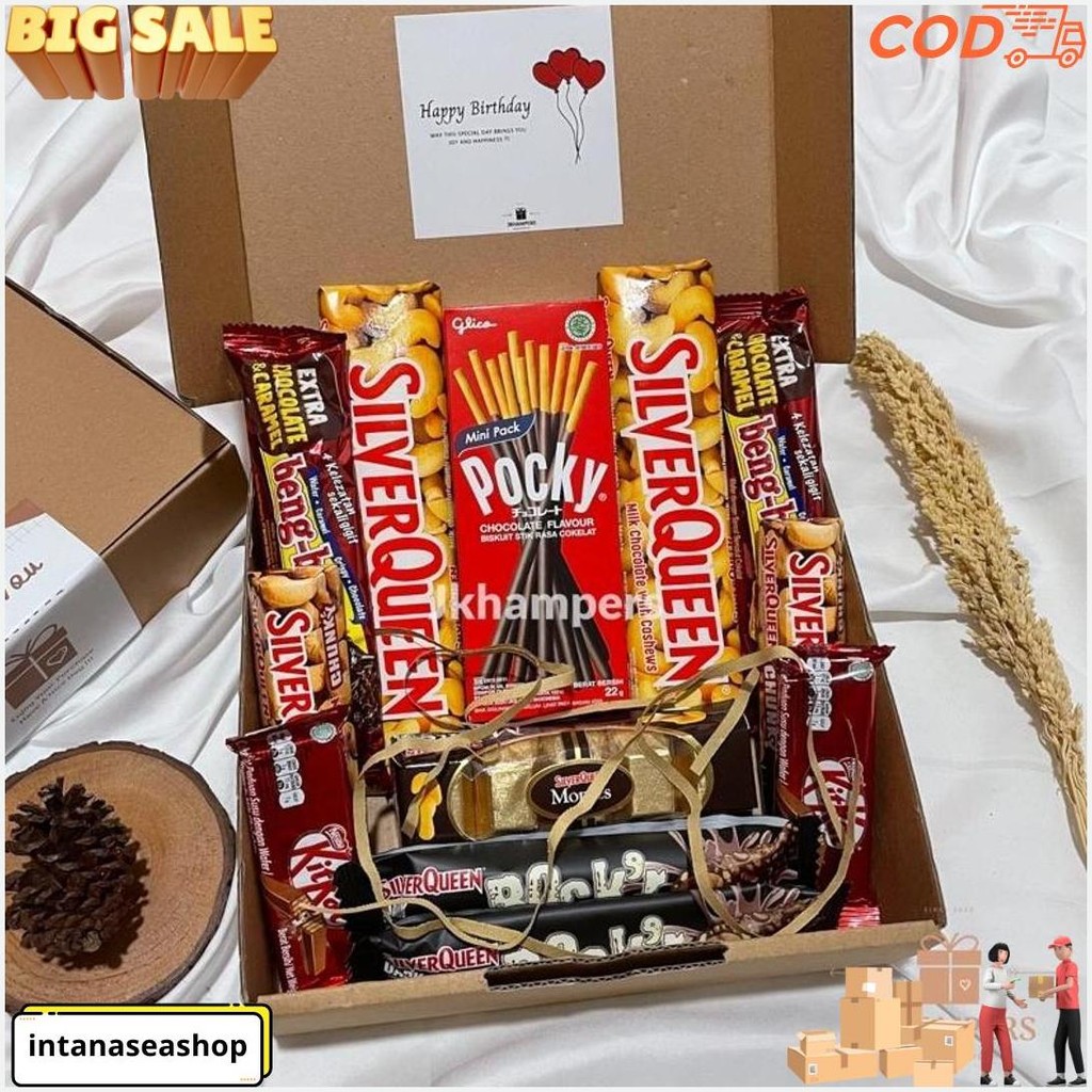 

Hampers Kado Ready Stock Hampers Coklat Hadiah Ulang Tahun Hampers Silverqueen Kitkat Pocky Hampers Lebaran Hampers Ulang Tahun Hampers Snack Lebaran Kado Hadiah Hadiah Jajan Lebaran Ulang Tahun Valentine Imlek Hadiah Terlaris