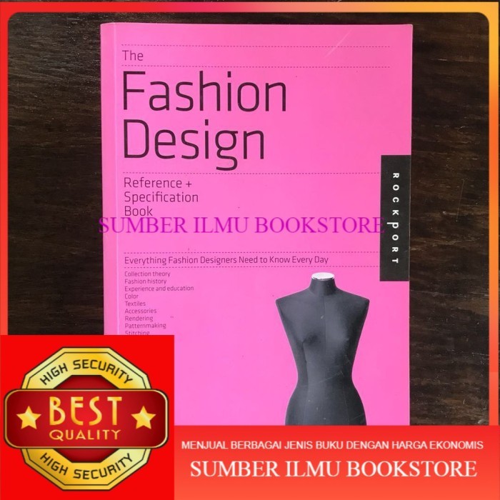 TERLARIS THE FASHION DESIGN REFERENCE & SPECIFICATION BOOK MURAH MURAH