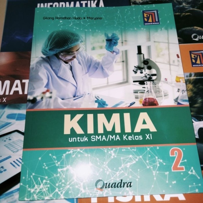 TERLARIS BUKU PAKET KIMIA SMA QUADRA KELAS 11 KURIKULUM MERDEKA MURAH MURAH