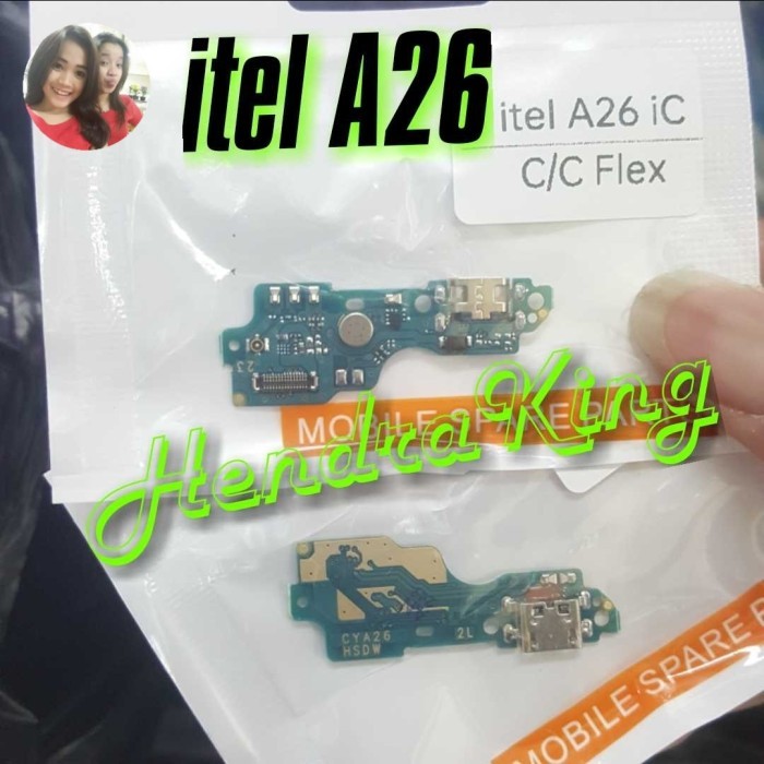 PCB CAS KONEKTOR CHARGER ITEL A26