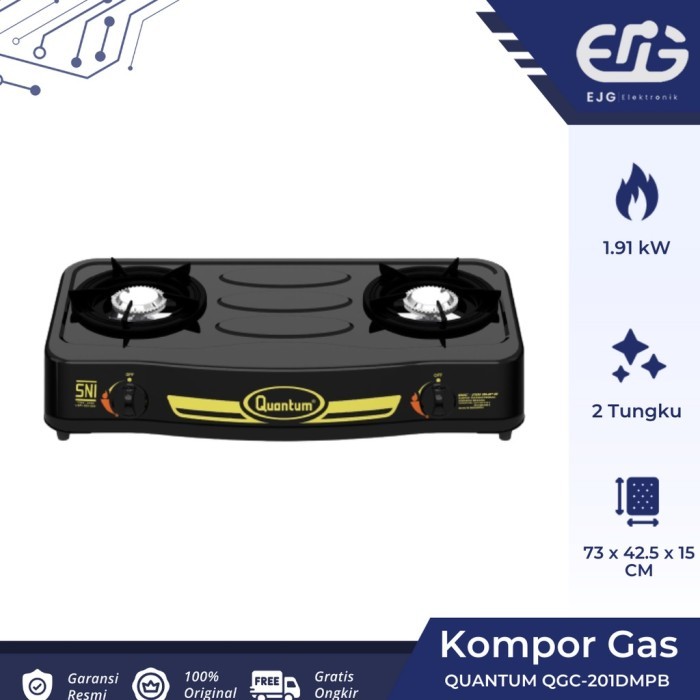 Quantum kompor gas 2 tungku QGC 201 DMPB 201 DMP-B QGC 201DMPB