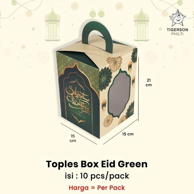 

Toples Eid Box/Box Cookies Event Lebaran uk 15x15x21 cm
