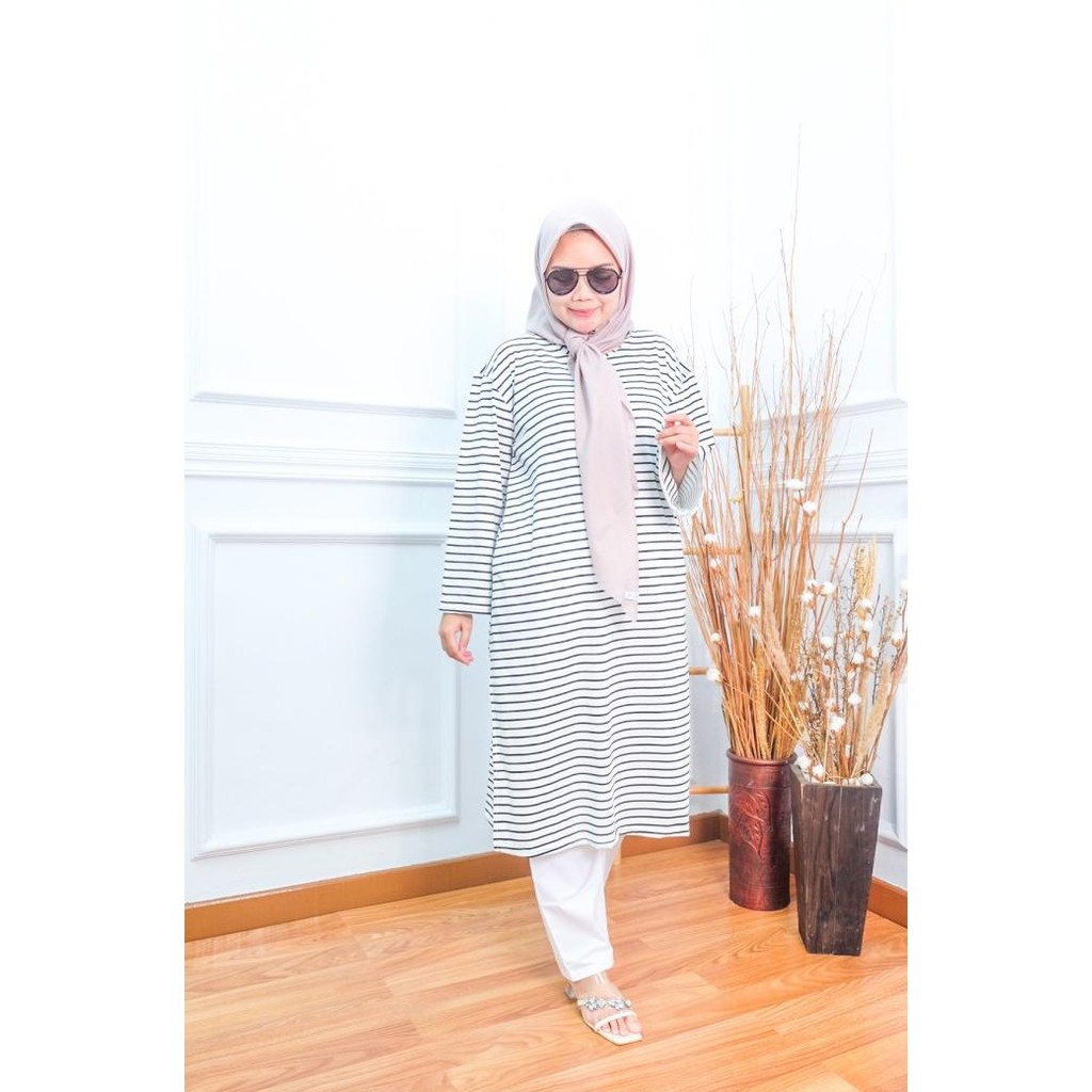 Grosir Jv Hasanah New Striped Tunic