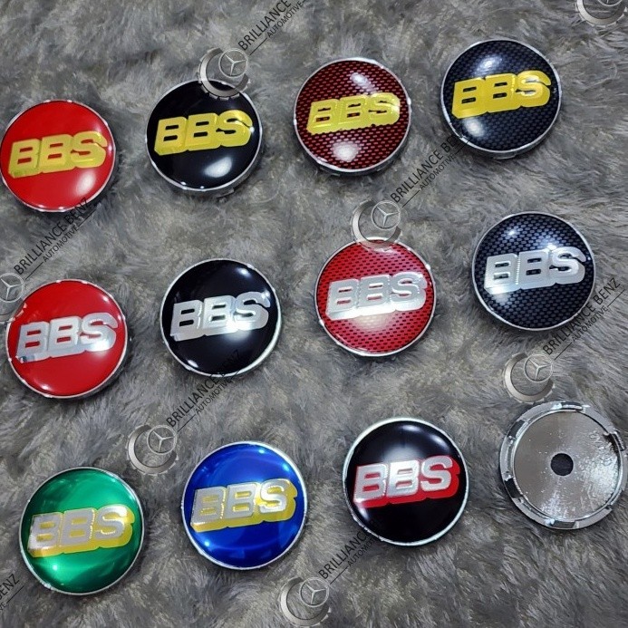 TERLARIS TERLARIS DOP RODA VELG EMBLEM LOGO BBS 6MM WHEEL CENTER CAPS 6CM DOP RODA BBS MODEL 1 KODE