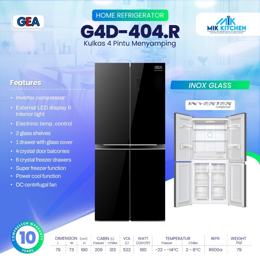 gea g4d 404 inverter black