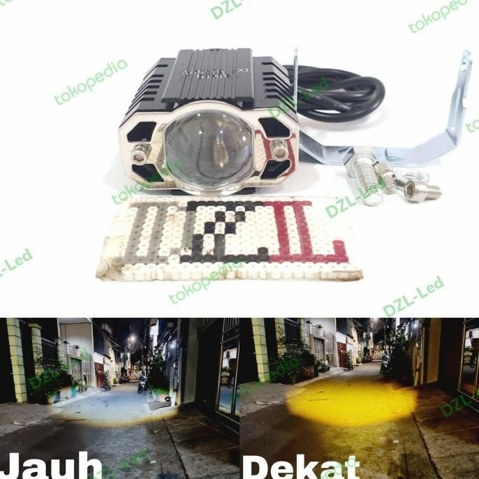 Promo MYTH lampu tembak led cwl laser d2 mini ultra slim 2 warna high low COD