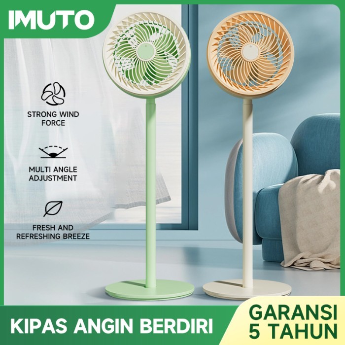 Ready IMUTO Kipas Angin Berdiri Stand fan kipas angin berdiri remote Rendah