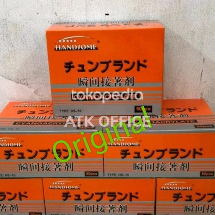 

Lem korea Handsome 1 dus (50pcs) Terlaris Termurah Lem serbaguna