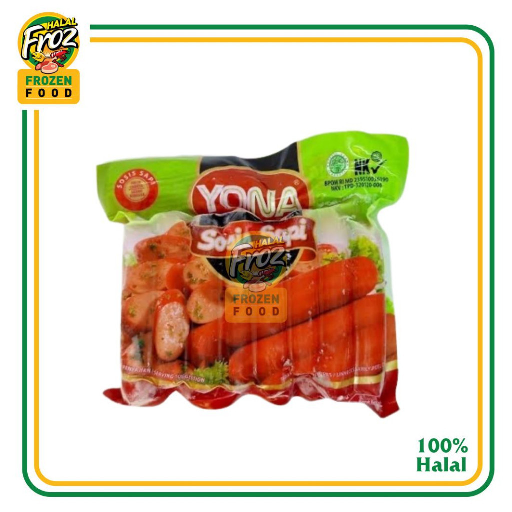 

Yona Sosis Sapi 15 Pcs 450gr Termurah, Terlaris