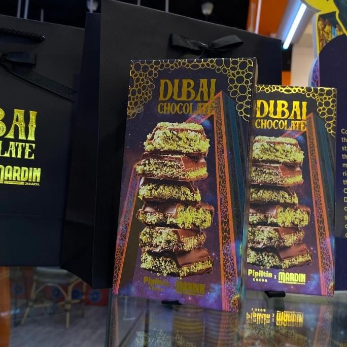 

READY ! Chocolate Dubai Kunafa Pistachio by Don Bakeshop Original DS10