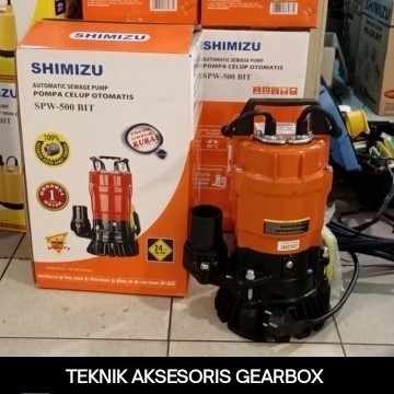 Pompa Celup Shimizu Spw-500 Bit Automatis Pompa Air Kotor