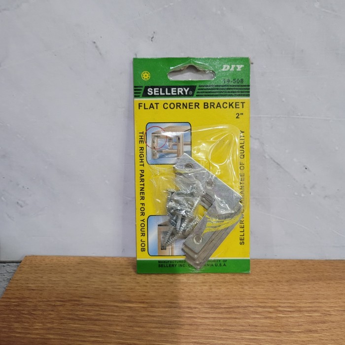 hanya disini] Flat corner bracket 2" SELLERY