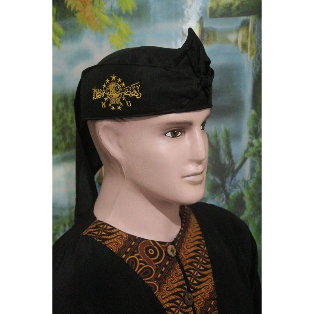 Ready Stok - Blankon Iket Sunda Jawa Atas Tutup Dewasa & Anak Nu (Emas)