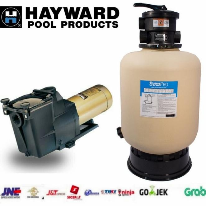 Paket Pompa Kolam Renang Hayward 1Hp + Sand Filter 17" Hayward Super