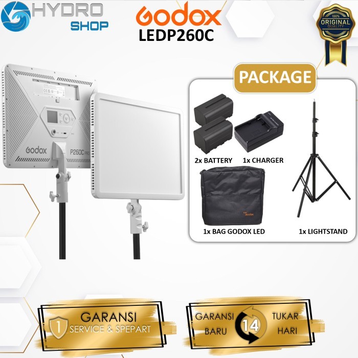 GODOX P260C PRO BI-COLOR LED LIGHT PANEL / GODOX P 260C PRO / GODOX P260 C / GODOX P 260 C