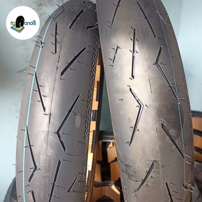 Paket Ban Pirelli Diablo Rosso Corsa 2 90/80 & 100/80 Ring 17