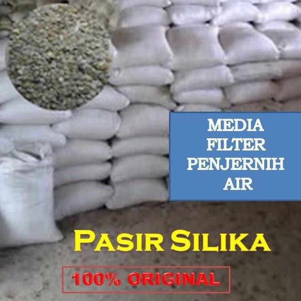 Pasir Silika Silica Manganese Filter Untuk Buat Air Keruh Lebih Jernih