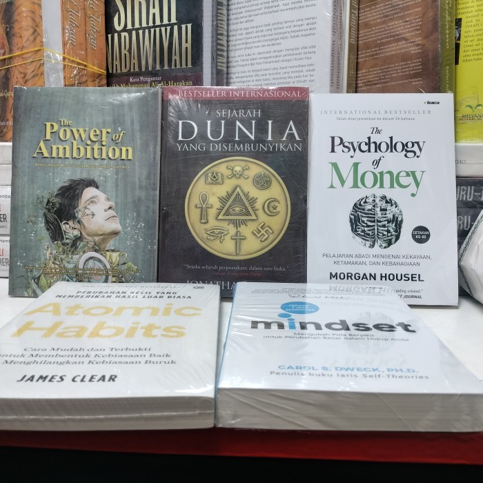 

PAKET 5 BUKU SEJARAH DUNIA YANG DISEMBUNYIKAN, THE PSYCHOLOGY OF MONEY