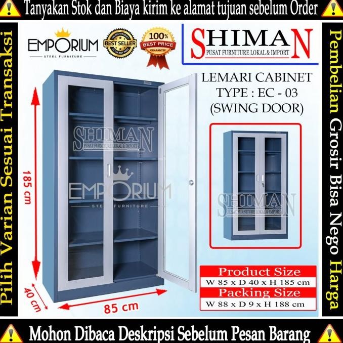 

BEBAS ONGKIR - Lemari Cabinet / Lemari Arsip / Lemari Emporium Type EC 03