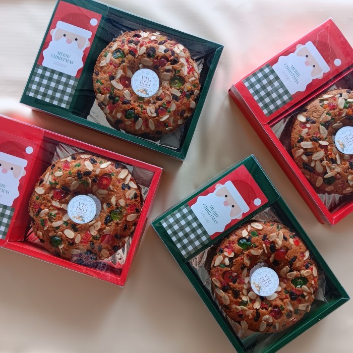 

English Fruit Cake ( Christmas Hampers / Hamper Kue Natal ) Party Size