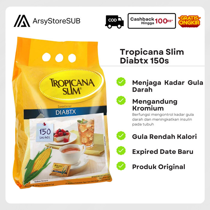 

TROPICANA SLIM DIABTX 150 SACHET