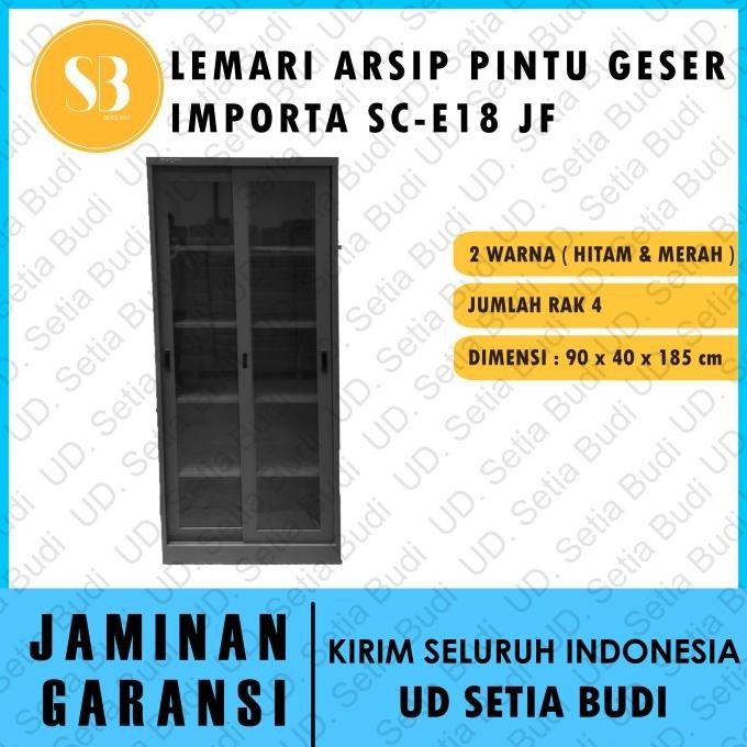 

Lemari Cabinet Arsip Besi Sliding Door Importa SC E18 JF