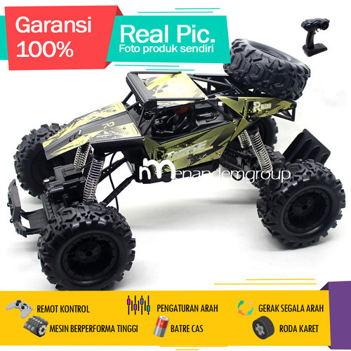 New Trend Mainan Mobil Remot Kontrol Rc Offroad Climbing 4WD 4X4 Chaser Besi Metal Sale