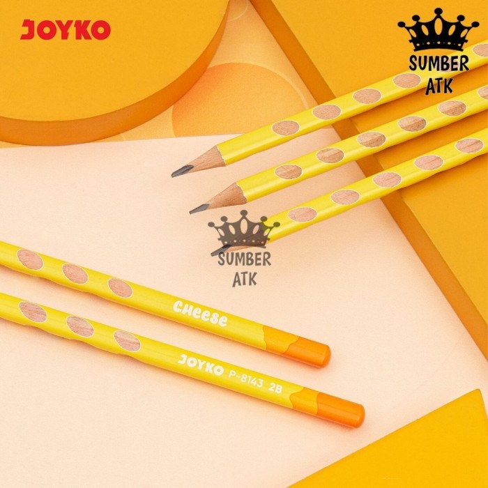 

Pencil Pensil Joyko P-8143 2B 1 Box 12 Pcs Cheese