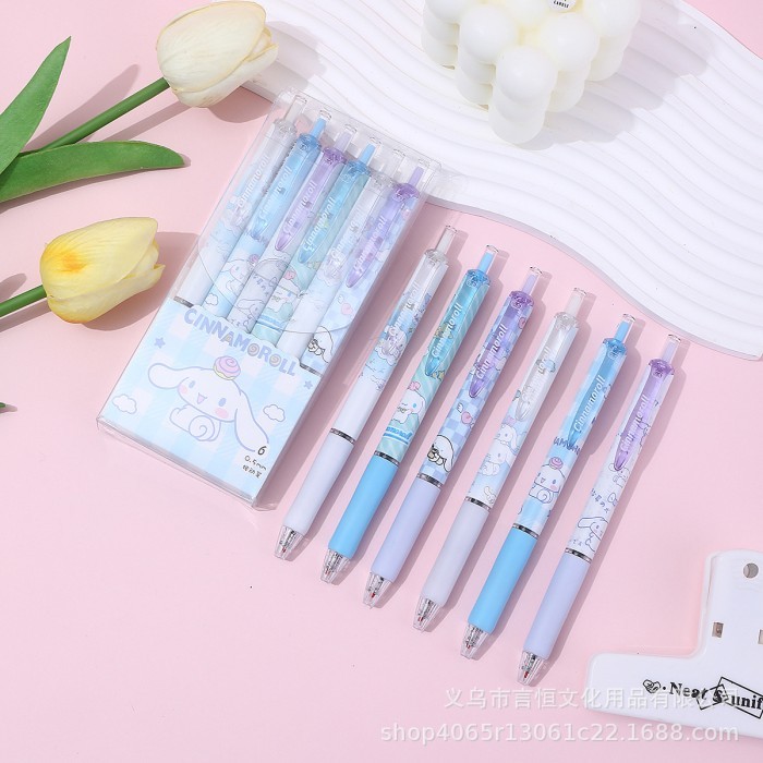 

Ggt Pulpen Mekanik 0.5Mm Pena Set Isi 6 Pcs Pulpen Cetekan Anak Motif Kartun