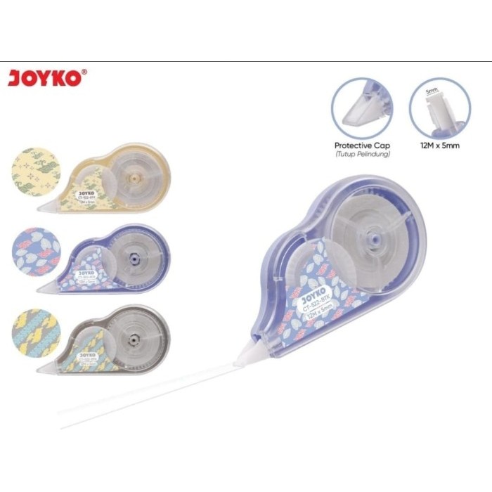 

Joyko Correction Tape Batik Ct 522 Btk - Pita Penghapus Tipex / Roll Tip-X 12 M