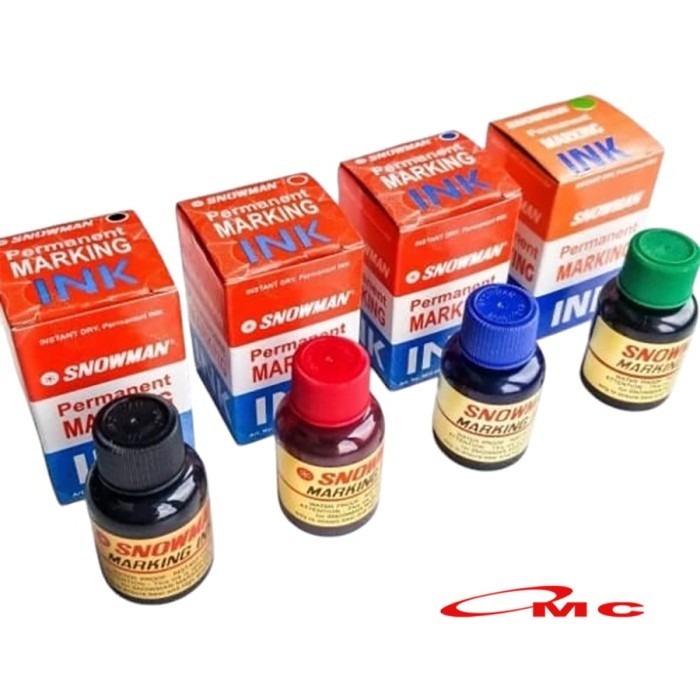

Isi Ulang Tinta Spidol Permanen Tinta Refill Ink Tinta Isi Spidol Snowman Permanent Marking Ink