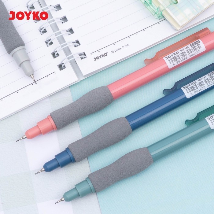 

Joyko Mechanical Pencil 0.5Mm Soft Grip Pensil Mekanik 0.5 Joyko Gagang Halus Mp-61 Box [36Pcs]