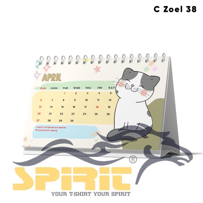 

Kalender Duduk 2025 Ekspresi Kucing Keren Kalender Meja 2025 Boy Cat And Friend'S Anime