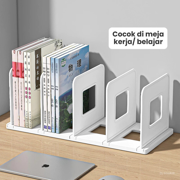 

Rak Buku Sekat Aesthetic Sekat Buku Organiser Meja File Holder Rak Buku Sekat Foldable Desktop Box