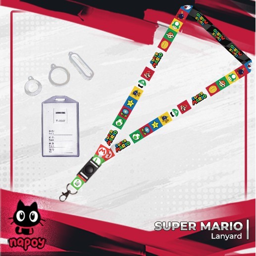 

Lanyard Id Card Game Nintendo Super Mario