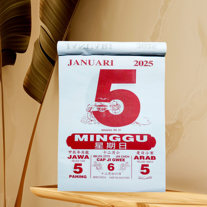 

Kalender Harian Sobek Lokal Ukuran Kecil/ Kalender Tahun 2025