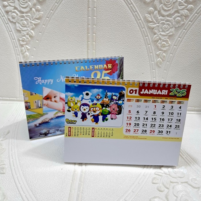 

Kalender Meja Standar Kartun 2025 [ 21Cm X 15,5Cm]