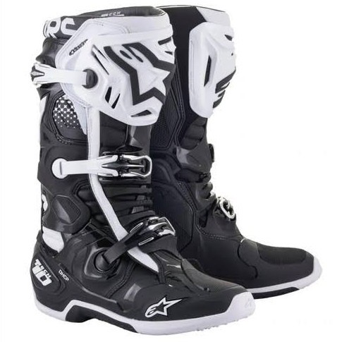 ALPINESTARS TECH 10 BLACK WHITE BOOTS ALPINESTARS TECH 10 ORIGINAL