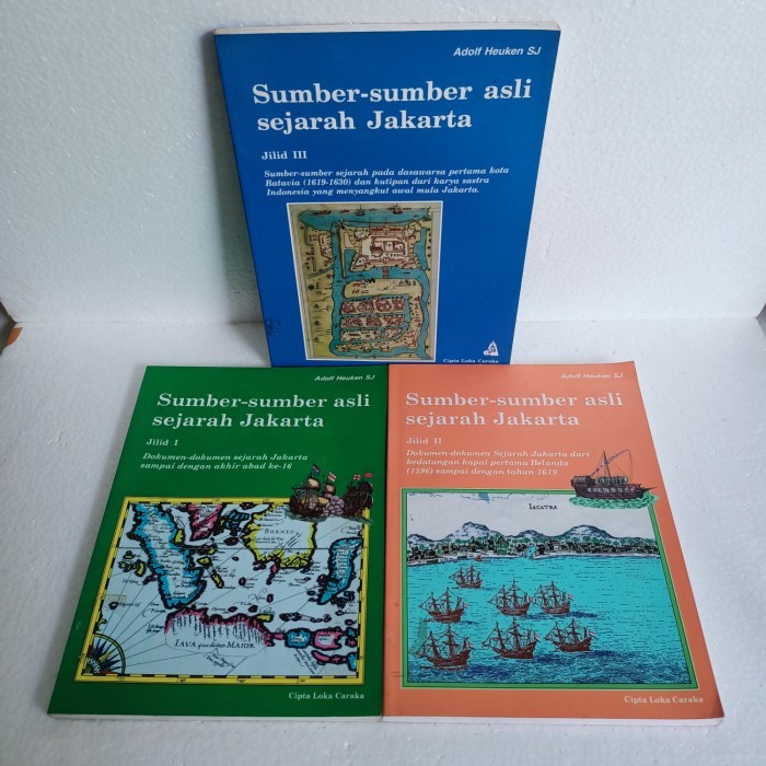 

BUKU SUMBER SUMBER ASLI SEJARAH JAKARTA JILID 1-3 BY ADOLF HEUKEN SJ