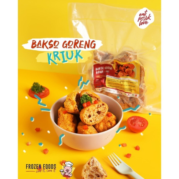 

BAKSO GORENG KRIUK (FROZEN FOODS - 5 PCS) - BAKSO GORENG BABI & UDANG