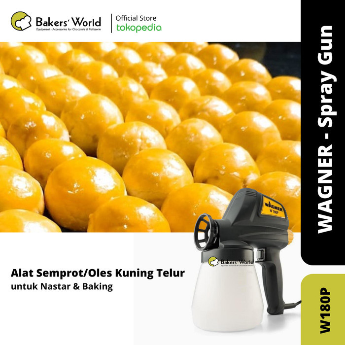 Seger4 dikirim- Alat Semprot/Oles Kuning Telur Nastar - WAGNER Spray Gun W180P