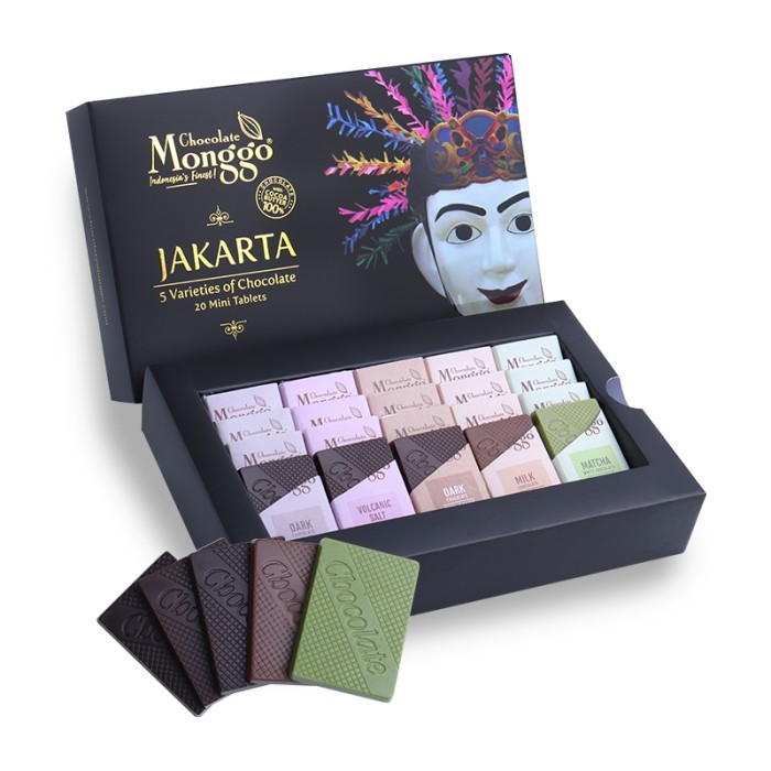 

CHOCOLATE MONGGO OLEH OLEH JAKARTA COKLAT SOUVENIR JOGJA INDONESIA