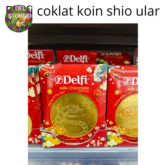 

COKLAT DELFI GOLD COIN EDISI IMLEK 2025 SHIO ULAR BOX ISI 10 X 25 PCS