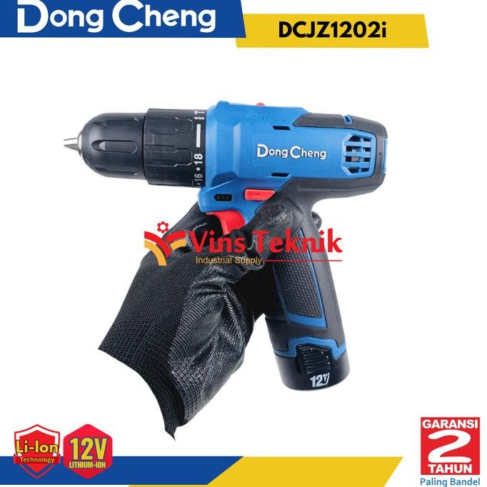 Dongcheng Dcjz 1202I Impact Drill 12V Bor Baterai Cordless Dongcheng